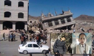 الحوثيون يفجرون منزل في يريم ويقتلون طفلا انتقاما