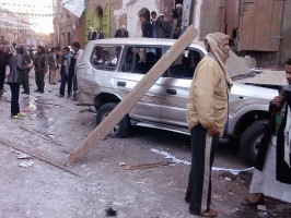 صورة انفجار سابق في صنعاء