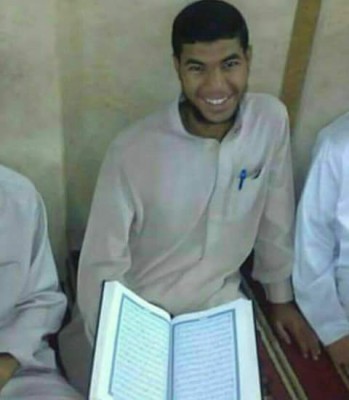 "محمد عاشور"، الذى قُتل بإطلاق الأعيرة النارية من قوات الأمن فى مدينة السادس من أكتوبر