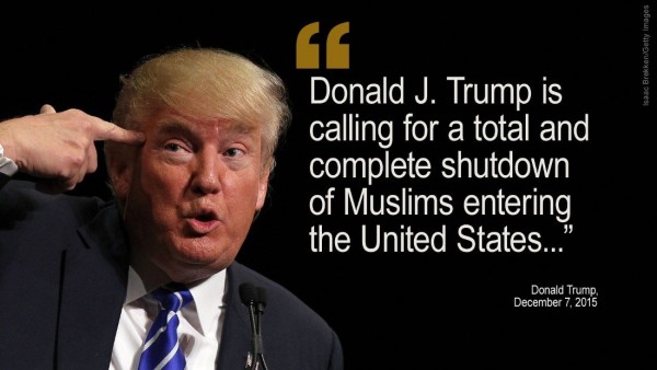 ترامب يعلنها صريحة ضد الإسلام وليس المسلمين