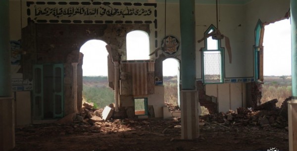 جيش السيسي يهدم مسجد أبو زريق بسيناء