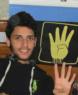 حسن نصر قتل على أيدي الشرطة المصرية أثناء إحدى المظاهرات